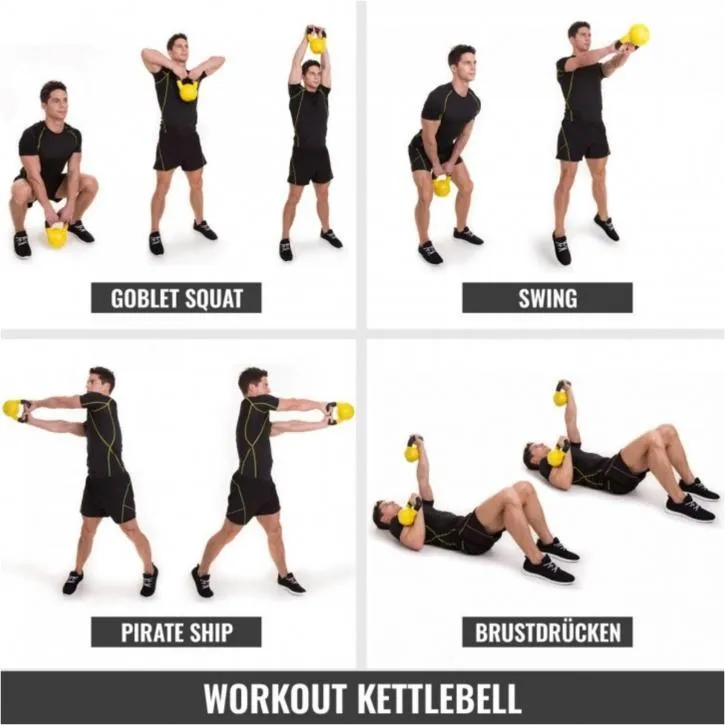 Rubber Coated Kettlebell 8KG