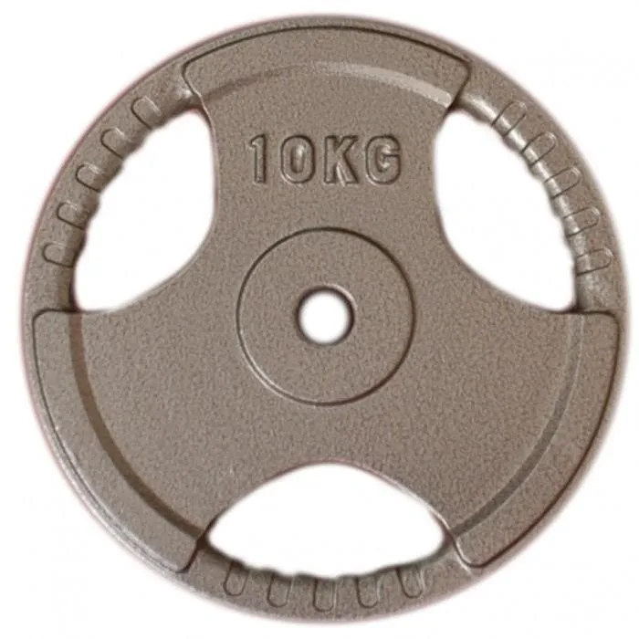 SALE: Standard Size Hammertone Tri-Grip Weight Plates (for 28mm bars) Sold in Pairs, $4.50/kg