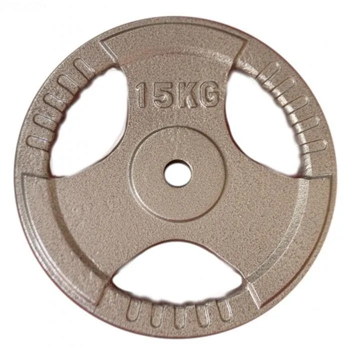 SALE: Standard Size Hammertone Tri-Grip Weight Plates (for 28mm bars) Sold in Pairs, $4.50/kg