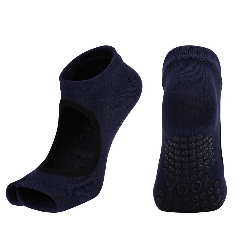 Shaped Sports Anti-Slip Women's Open Toe Socks - SF0333