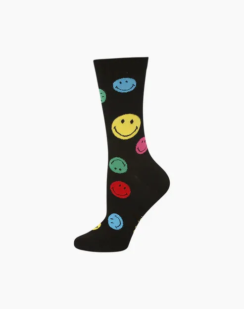 Smiley | Womens Bamboo Sock