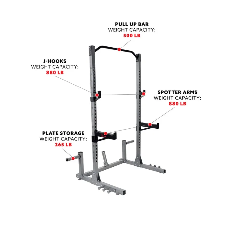 Sunny Health & Fitness Power Rack - SF-BH6802