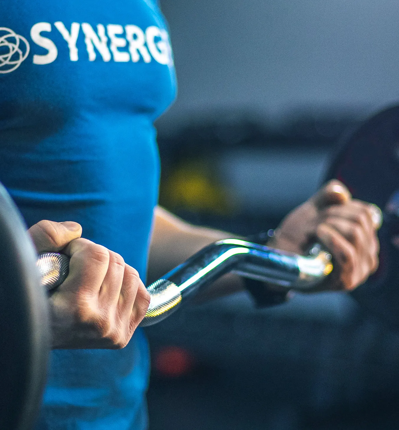 Synergee Fixed Easy Curl Barbell