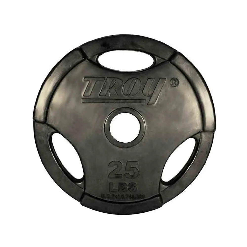 Troy 245 lbs to 425 lbs Rubber Inter-locking Grip Plates Set