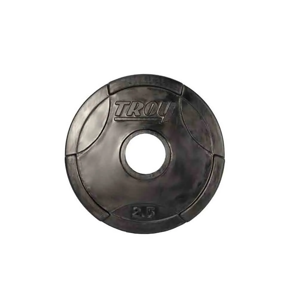 Troy 245 lbs to 425 lbs Rubber Inter-locking Grip Plates Set