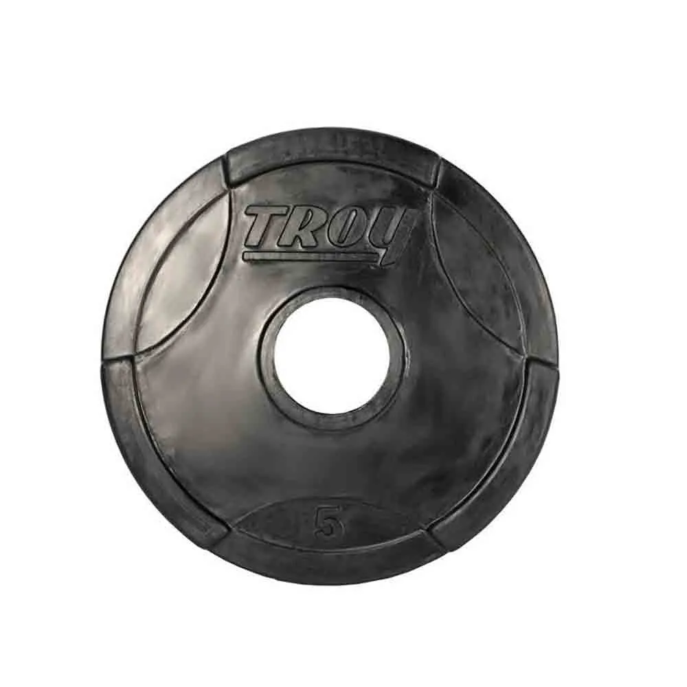 Troy 245 lbs to 425 lbs Rubber Inter-locking Grip Plates Set