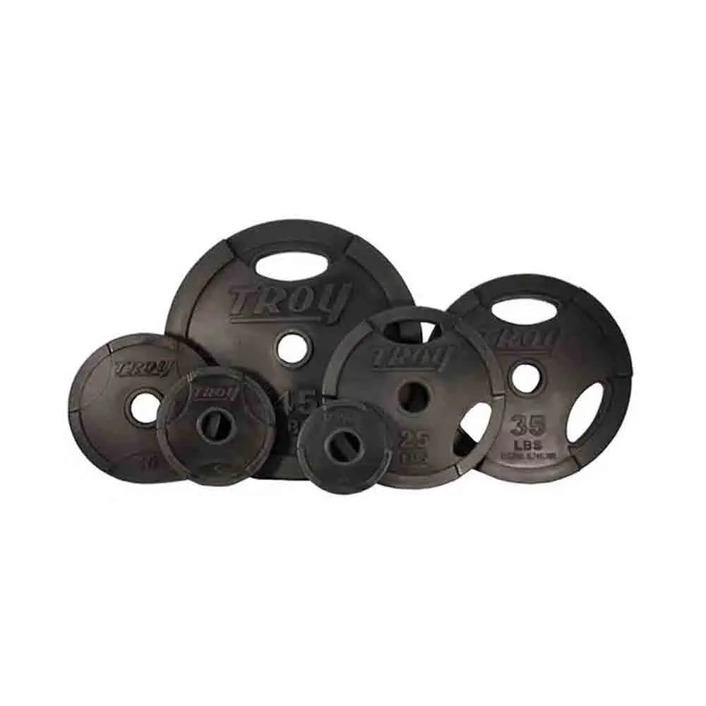 Troy 245 lbs to 425 lbs Urethane Inter-locking Grip Plates Set