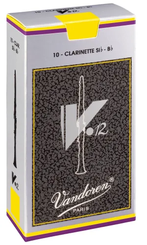 Vandoren V12 Bb Clarinet, Box of 10 - Strength 5 