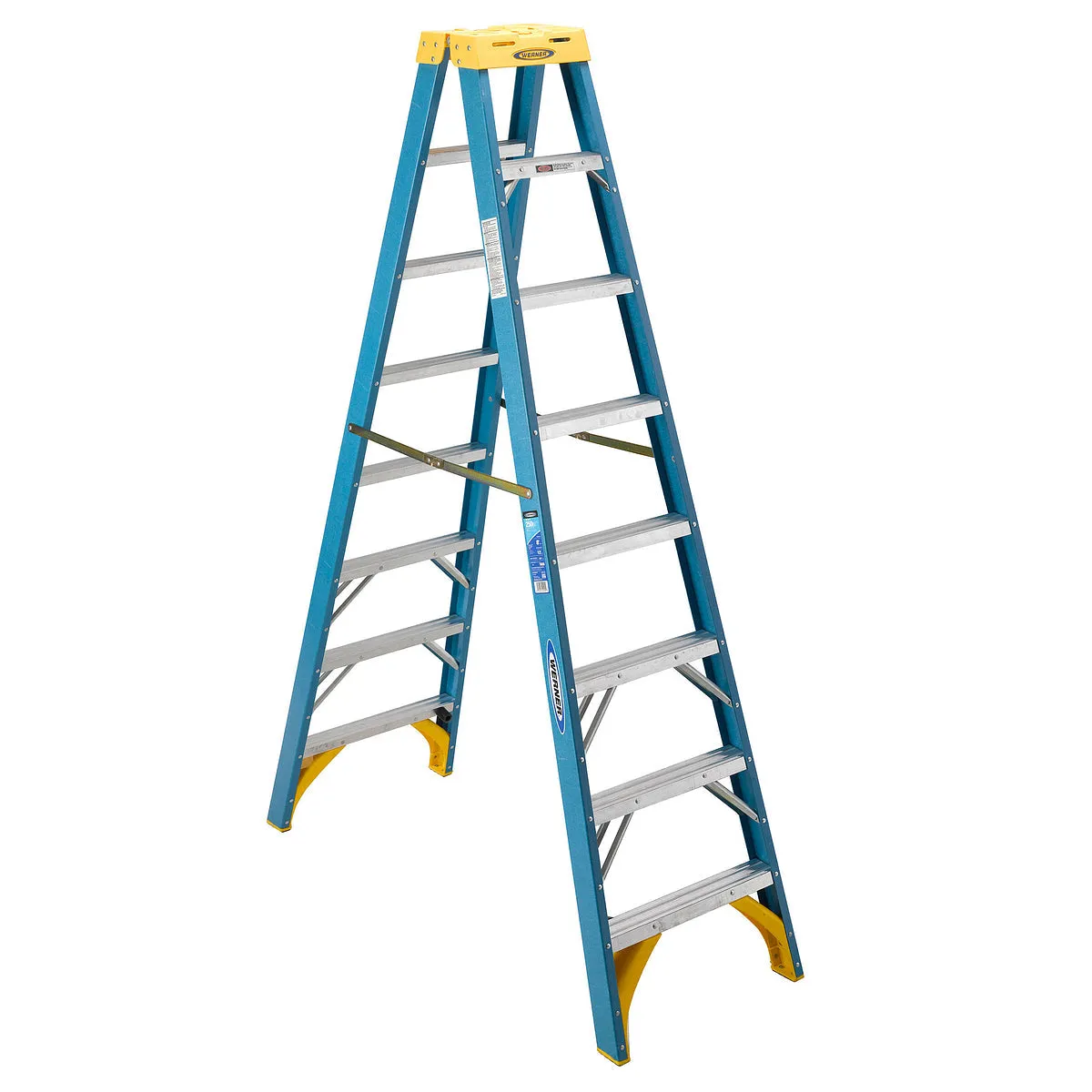 Werner T6008 Fiberglass Multi-use Twin 8ft Stepladder